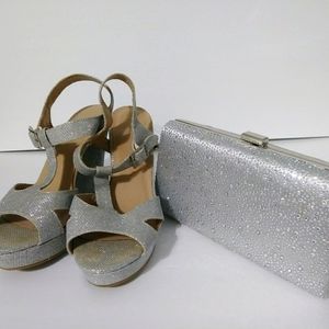 Prom / Wedding / Formal Event shoes & purse set